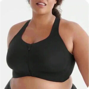 NWT Knix Catalyst black high impact athletic lightweight supportive sports bra 7